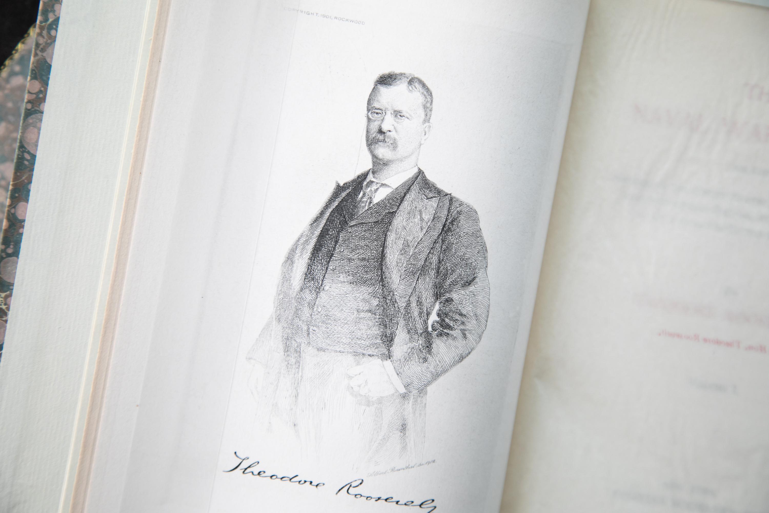 Américain 28 Volumes. Theodore Roosevelt, Les œuvres. en vente