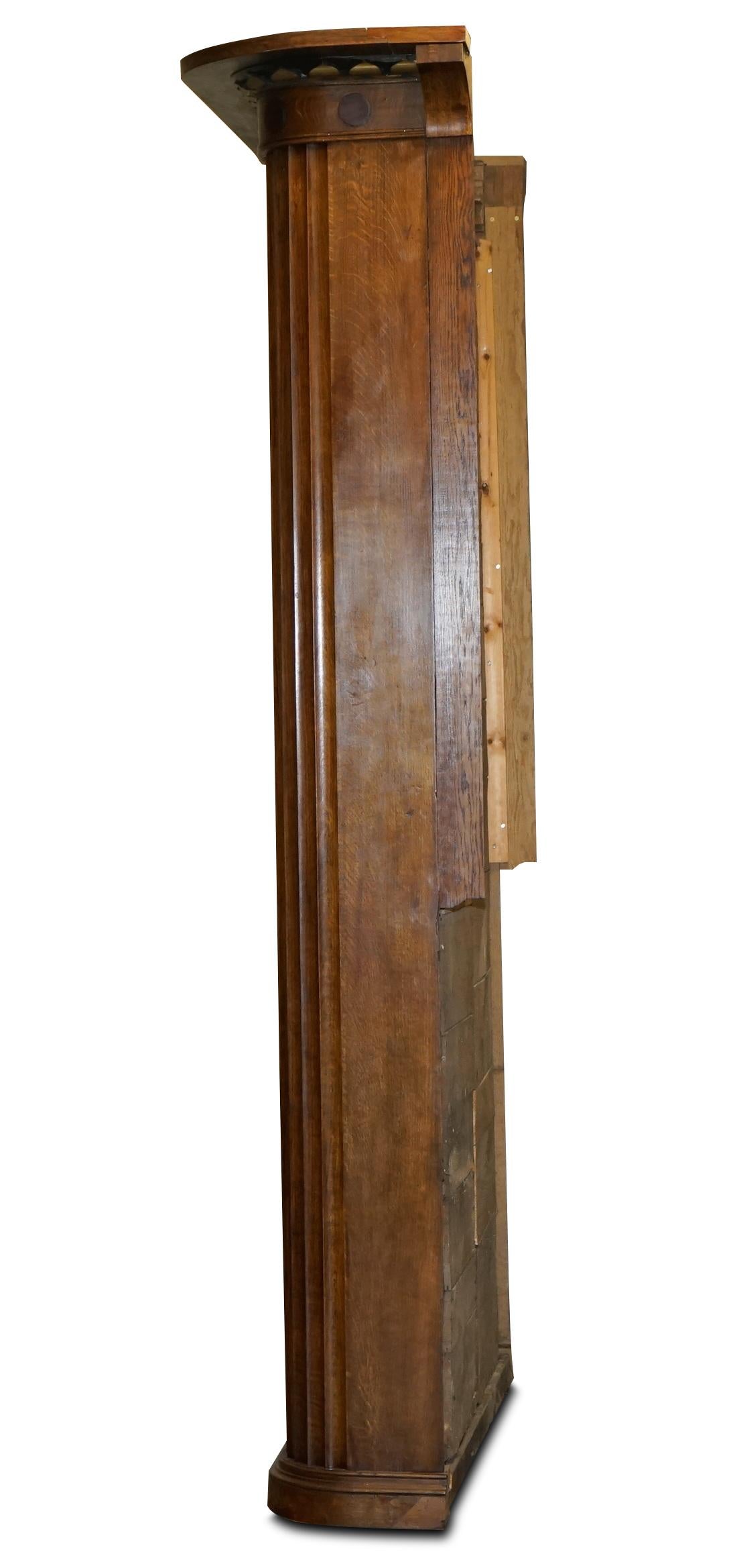 2.8 X 1,6 METER ANTIQUE SAMUEL PEPYS 1666 STYLE LIBRARY BOOKCASE PART OF SUiTE im Angebot 6