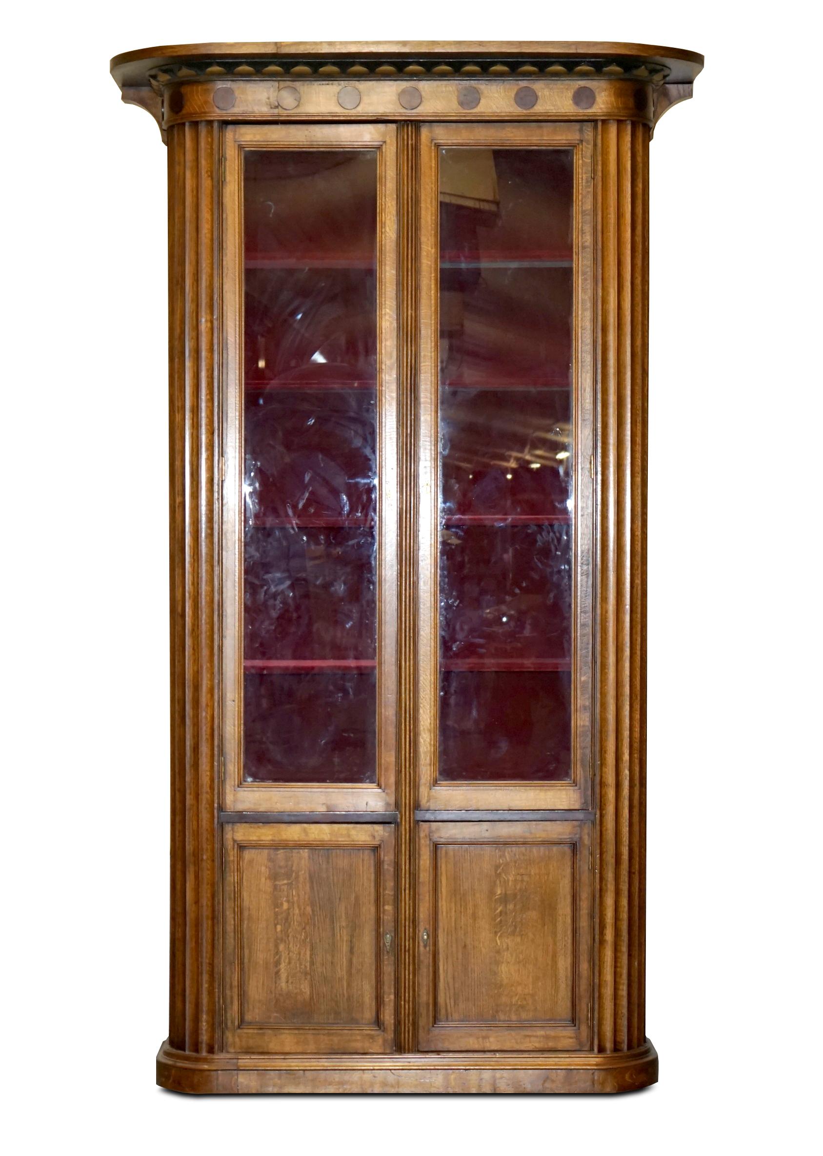 Royal House Antiques

Royal House Antiques is delighted to offer for sale this highly collectable, restored, Victorian circa 1860-1880, Pine and oak large Library Bookcase based on the original design by Samuel Pepys 1666 which is part of a huge
