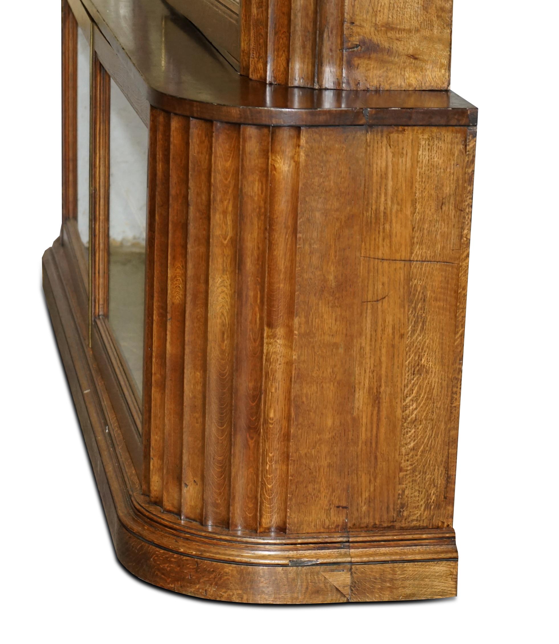 2.8 X 2.2 METER ANTIQUE SAMUEL PEPYS 1666 STYLE LIBRARY BOOKCASE PART OF SUiTE For Sale 13