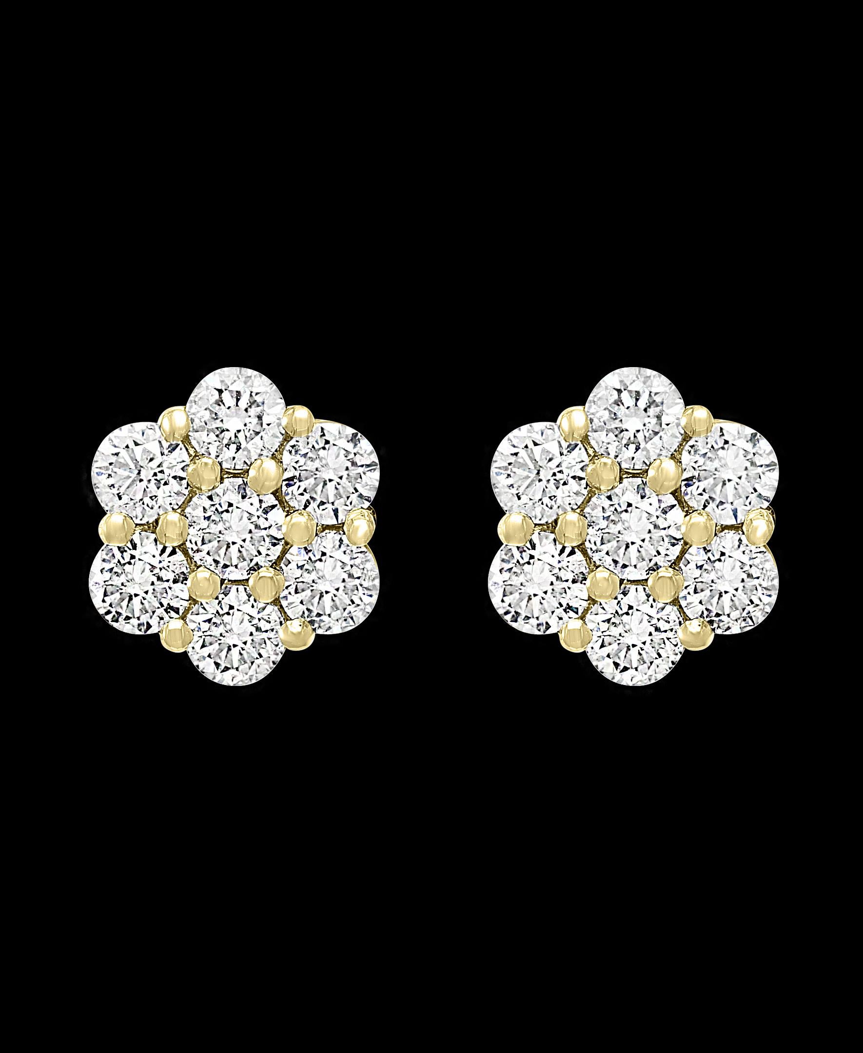 7 diamond earrings