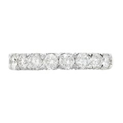 2.80 Carat Diamond Platinum Eternity Band Ring