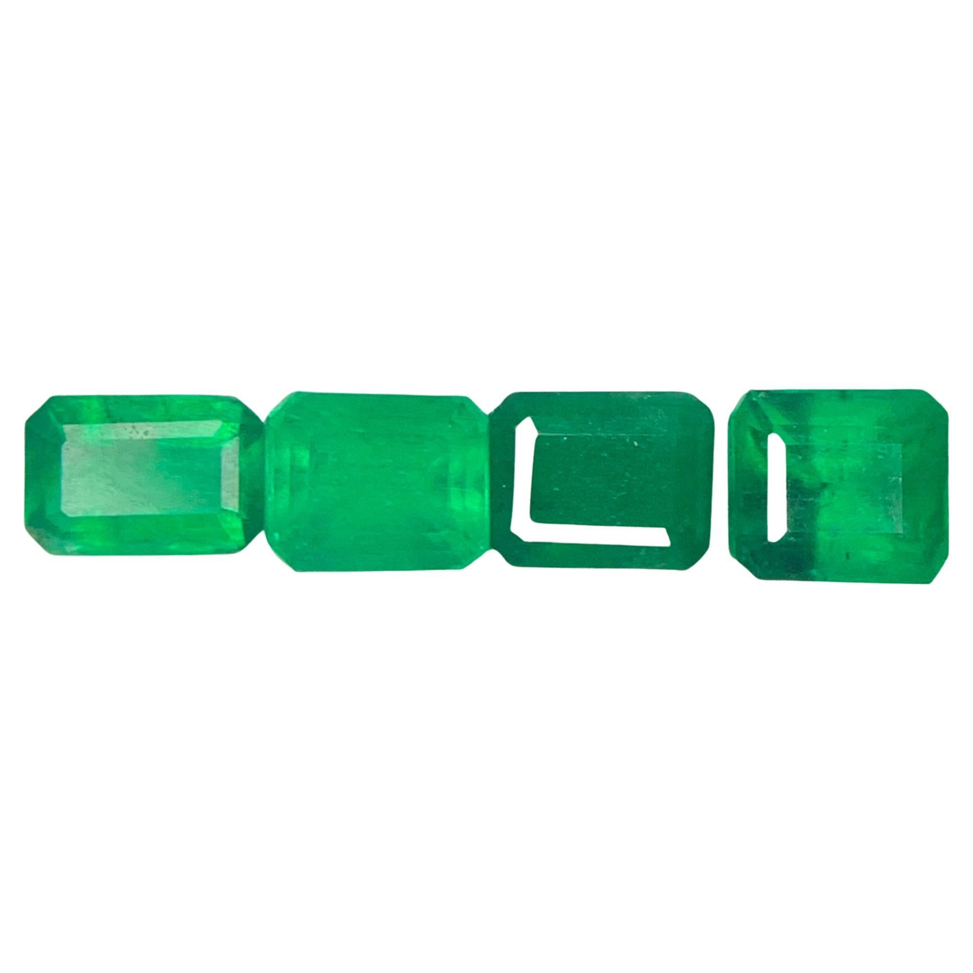 2.80 Carat Natural Loose Emerald Lot Gemstone For Jewellery Making