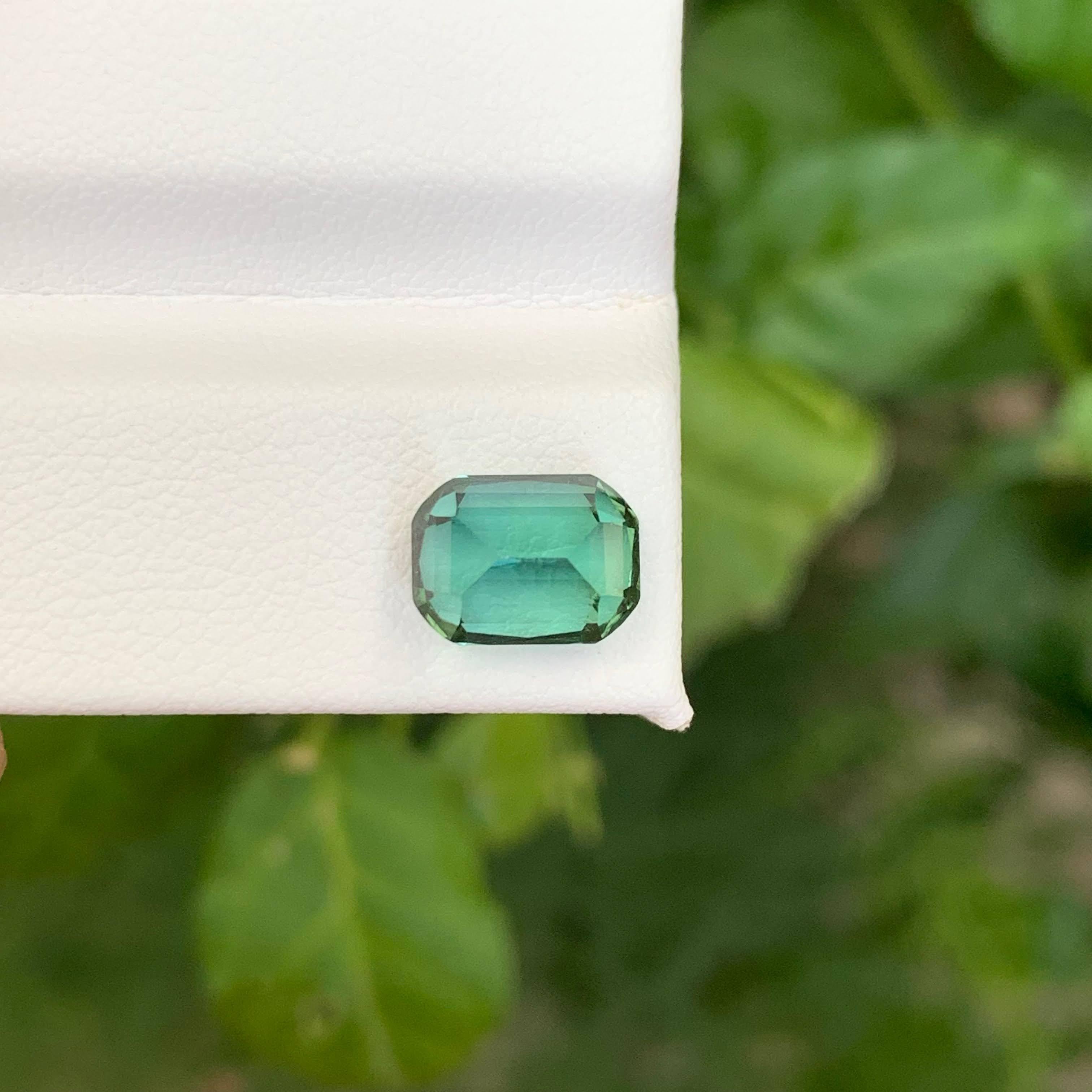 2.80 Carat Nature Loose Lagoon Tourmaline Stone Cushion Cut Afghan Gemstone (pierre précieuse afghane) Unisexe en vente