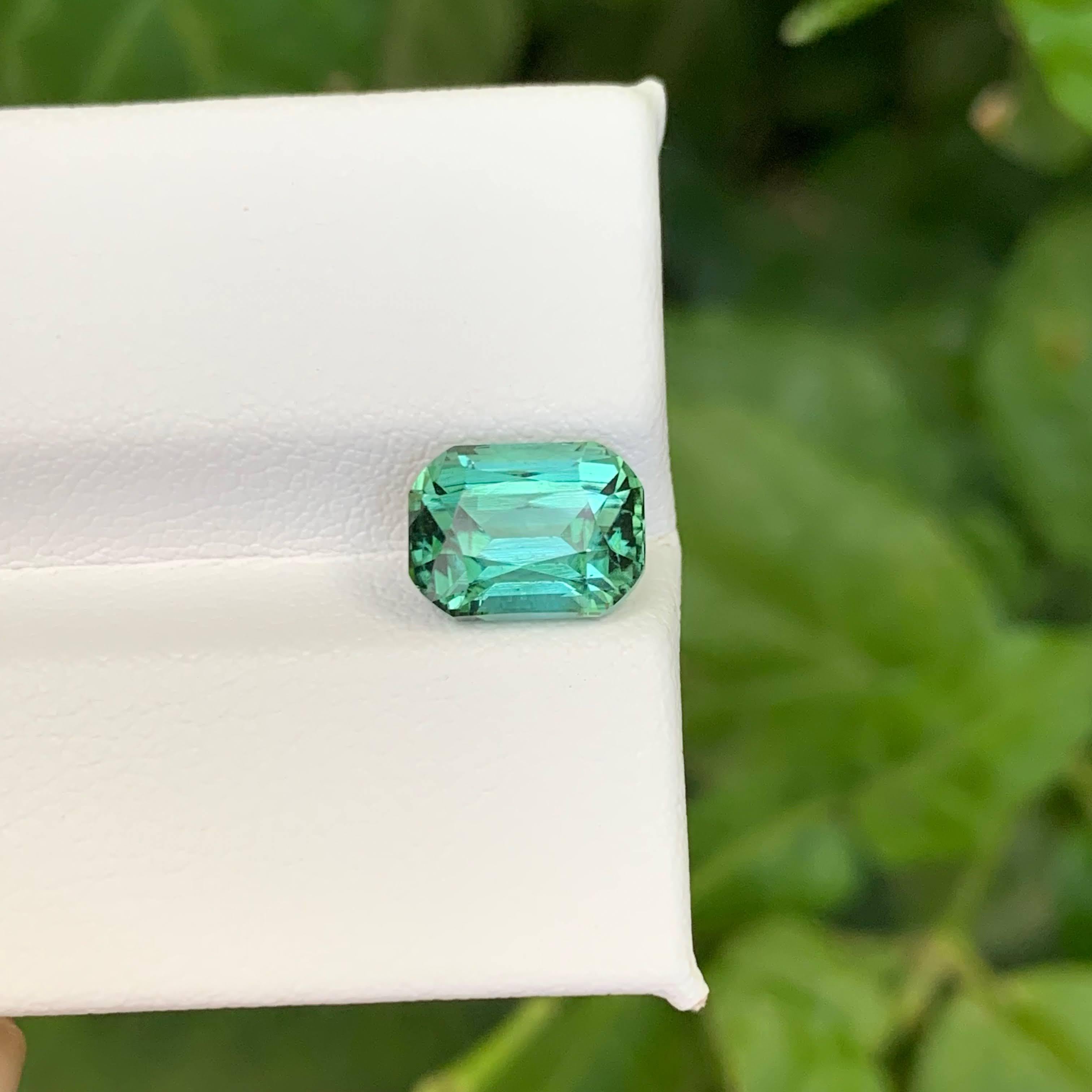2.80 Carat Nature Loose Lagoon Tourmaline Stone Cushion Cut Afghan Gemstone (pierre précieuse afghane) en vente 2