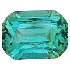 2.80 Carat Natural Loose Lagoon Tourmaline Stone Cushion Cut Afghan Gemstone