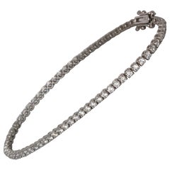 2,80 Karat Tw ungefähre Diamant-Tennis-Armband 18 Karat Gold, Ben Dannie