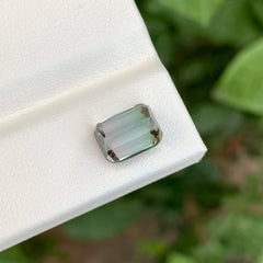 2.80 carats Loose Bicolor Tourmaline Stone Cushion Cut Natural Afghan Gemstone