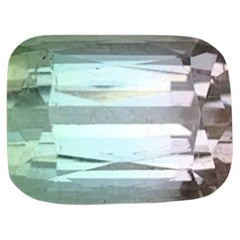2.80 carats Loose Bicolor Tourmaline Stone Cushion Cut Natural Afghan Gemstone