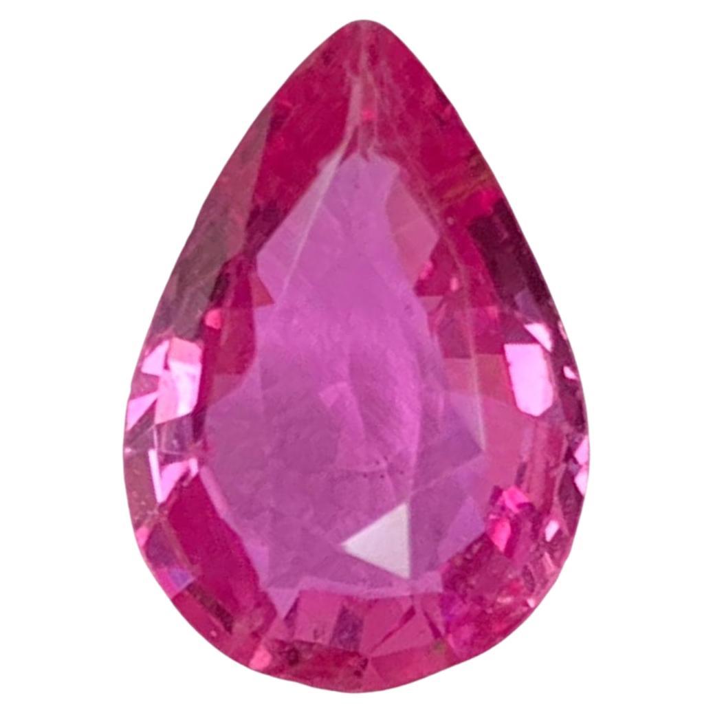 2.80 carats Loose Pink Sapphire Stone Pear Cut Natural Madagascar's Gemstone