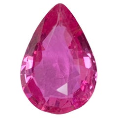 2.80 carats Loose Pink Sapphire Stone Pear Cut Natural Madagascar's Gemstone