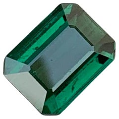 2.80 Carats Natural Loose Dark Green Chrome Tourmaline Emerald Shape
