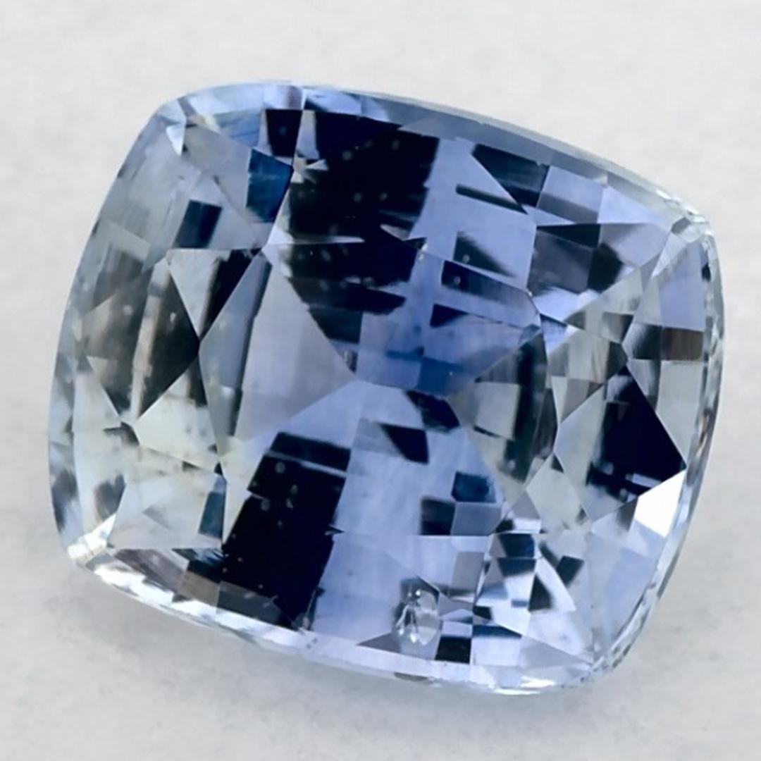 Taille coussin 2.80 Ct Blue Sapphire Cushion Certified Loose Gemstone (pierre précieuse en vrac) en vente