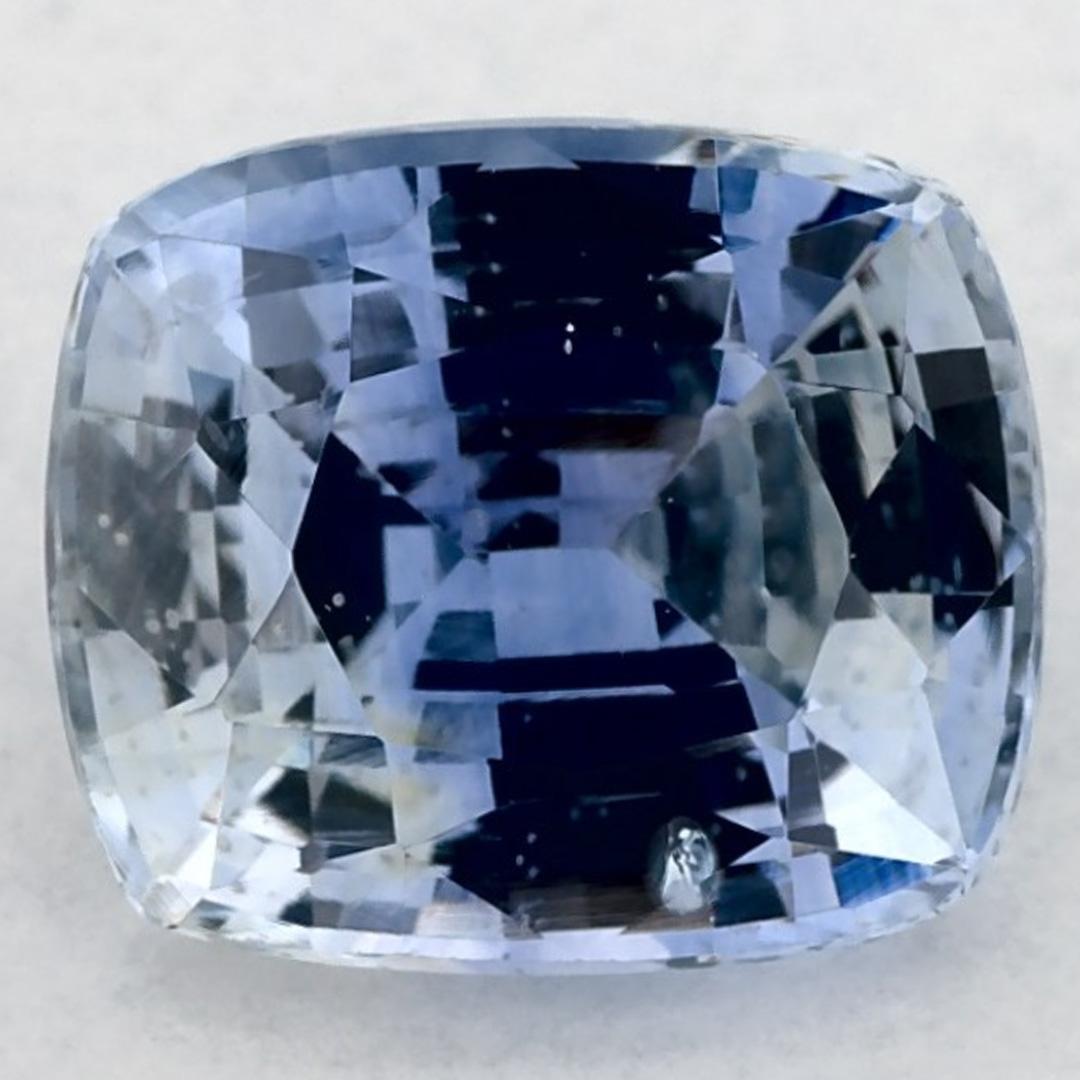 2.80 Ct Blue Sapphire Cushion Certified Loose Gemstone (pierre précieuse en vrac) en vente