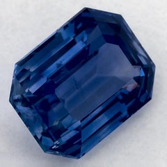 2.80 Ct Blue Sapphire Octagon Loose Gemstone