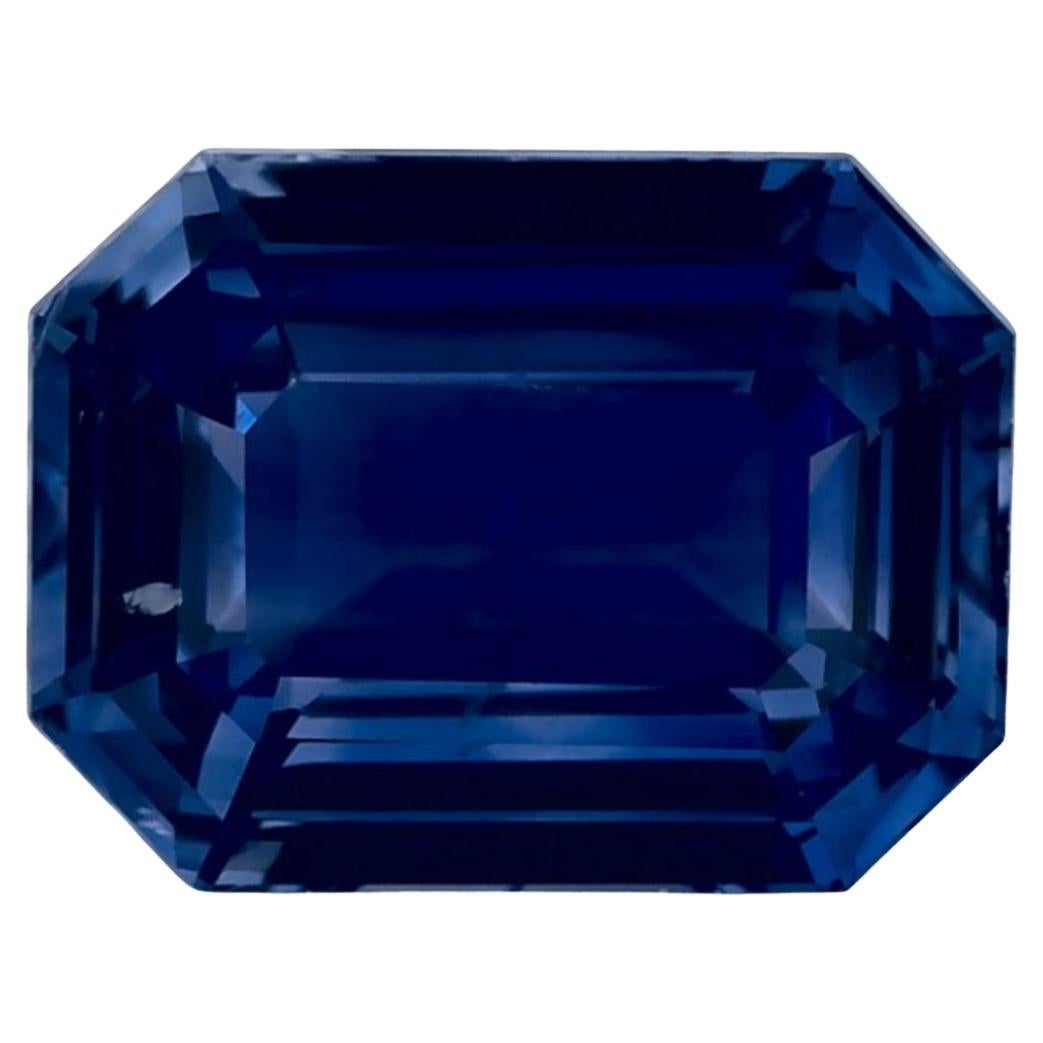 2.80 carati di zaffiro blu ottagonale sfuso