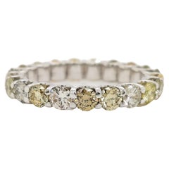 2.80ct Natural Fancy Colors Diamond Eternity Ring