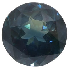 2,80ct Zaffiro blu alzavola rotondo certificato GIA Thailandia