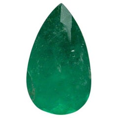 2,81 Carati 12,9x7,6 Smeraldo colombiano verde - Taglio a pera Pietra di nascita di maggio