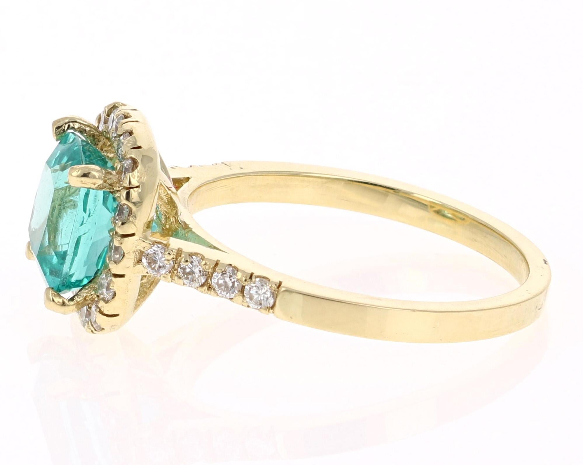 apatite engagement ring