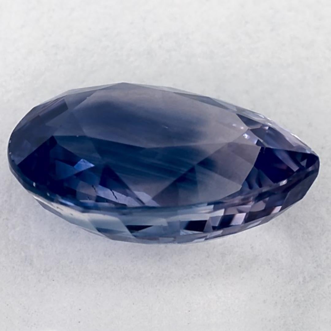 2.81 Ct Blue Sapphire Pear Loose Gemstone (pierre précieuse en vrac) Neuf - En vente à Fort Lee, NJ