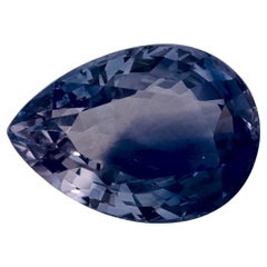 2.81 Ct Blue Sapphire Pear Loose Gemstone (pierre précieuse en vrac)