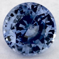 2.81 Ct Blue Sapphire Round Loose Gemstone