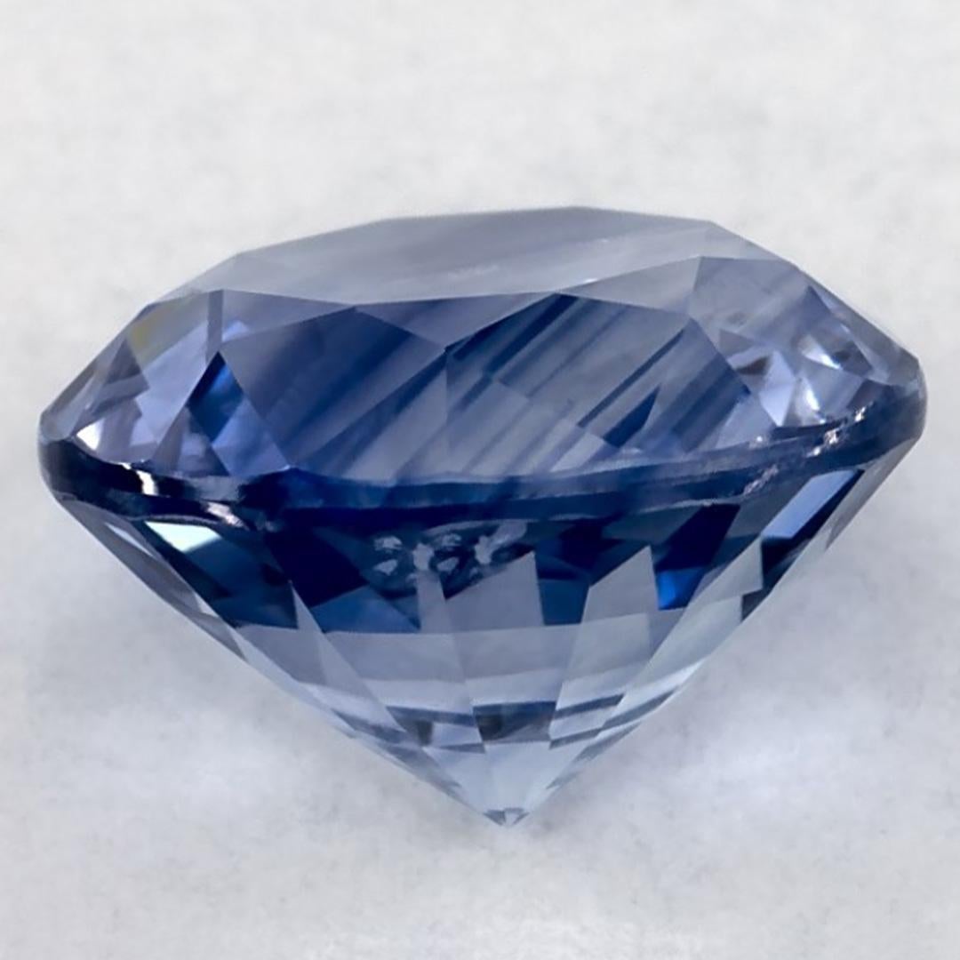 2.81 Karat Blauer runder Saphir, loser Edelstein im Zustand „Neu“ im Angebot in Fort Lee, NJ