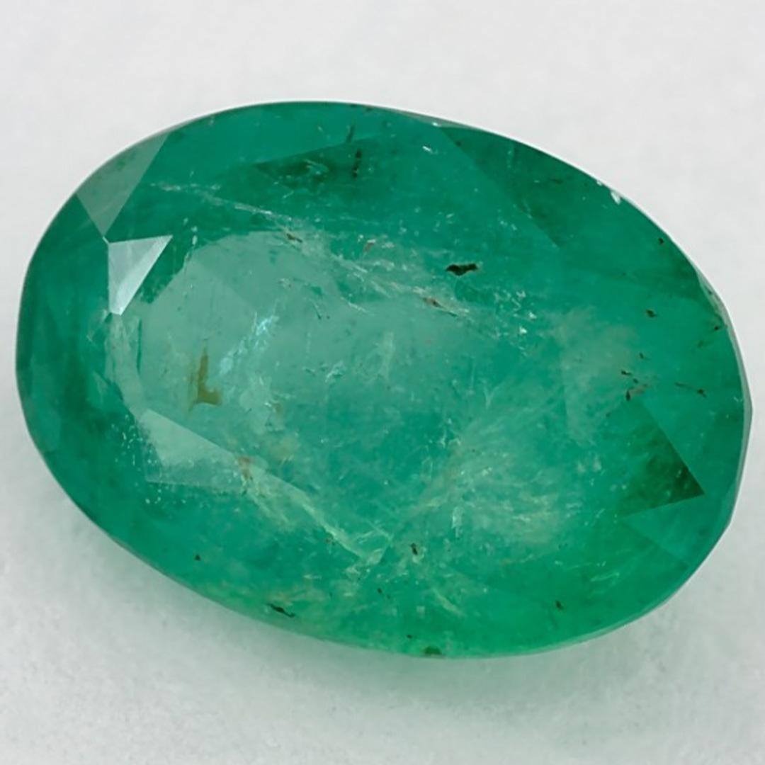 Experience the timeless beauty of this natural emerald, featuring a vibrant green hue with natural character. Perfect for custom engagement rings, elegant pendants, or heirloom-quality jewelry pieces.

🔹 Treatment: Oil (common trade practice)
✨