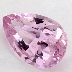 2.81 Karat Rosa Saphir Birne Loser Edelstein