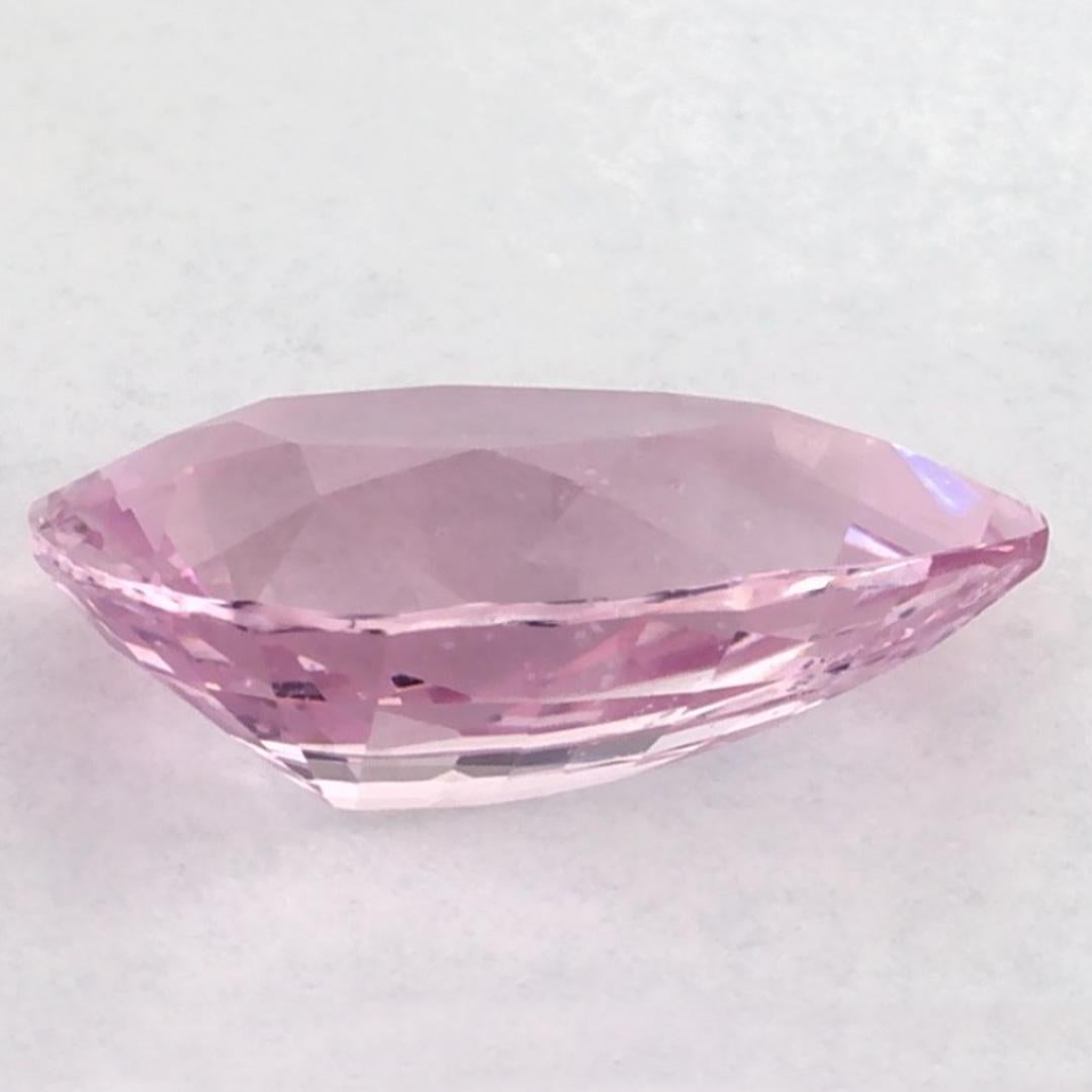 2.81 Ct Pink Sapphire Pear Loose Gemstone (pierre précieuse en vrac) Neuf - En vente à Fort Lee, NJ