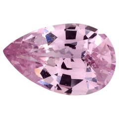 2.81 Ct Pink Sapphire Pear Loose Gemstone