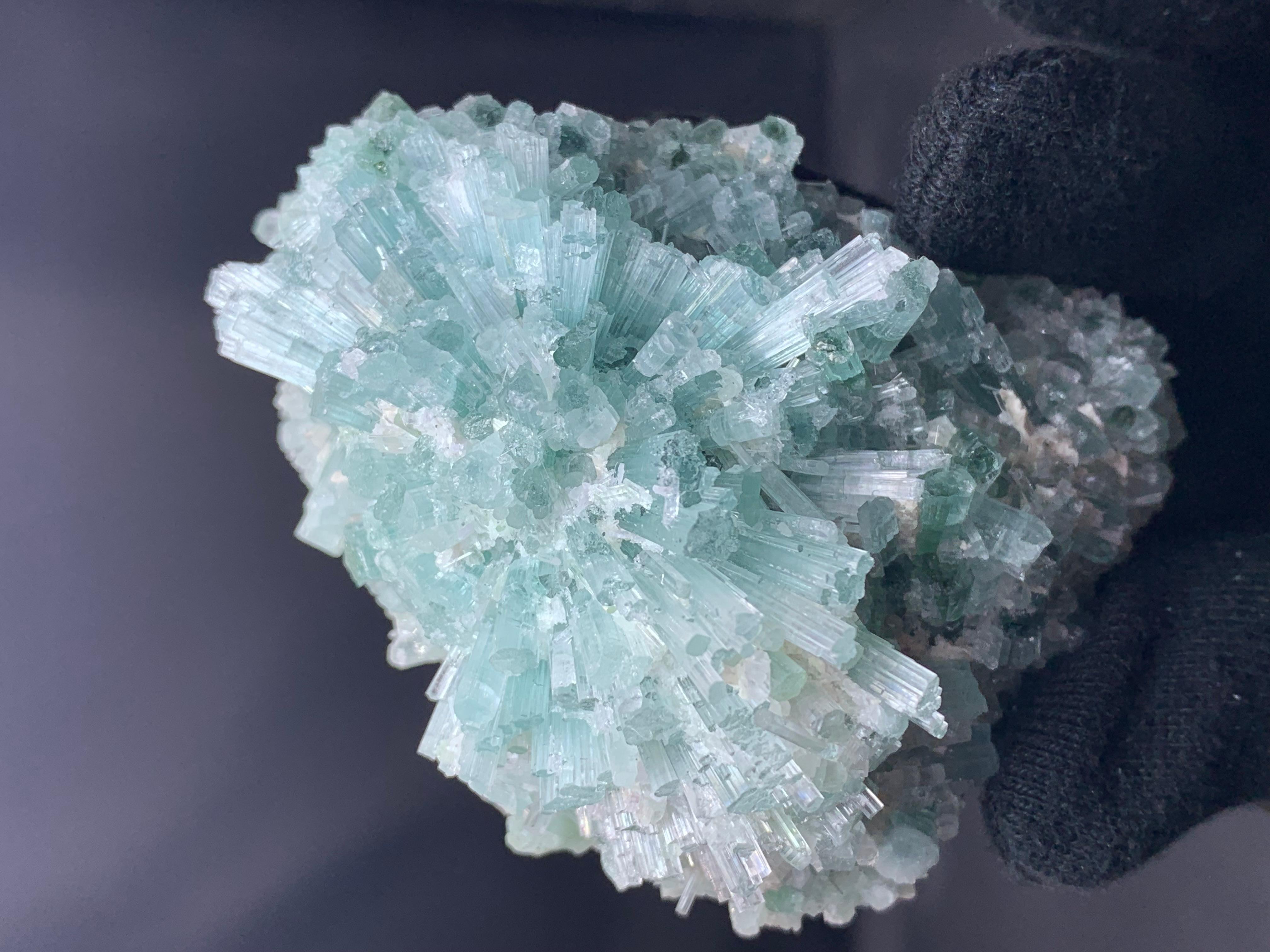 Stile Adam 281 grammi di magnifico esemplare di tormalina blu mare proveniente da Kunar Afghanistan in vendita