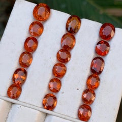 28.12 Ct Vivid Orange Spessartite/Spessartine/Mandarin Garnet Loose Gemstone Lot