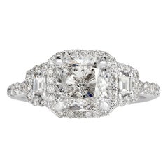 2.81ct Cushion Cut Diamond Engagement Ring