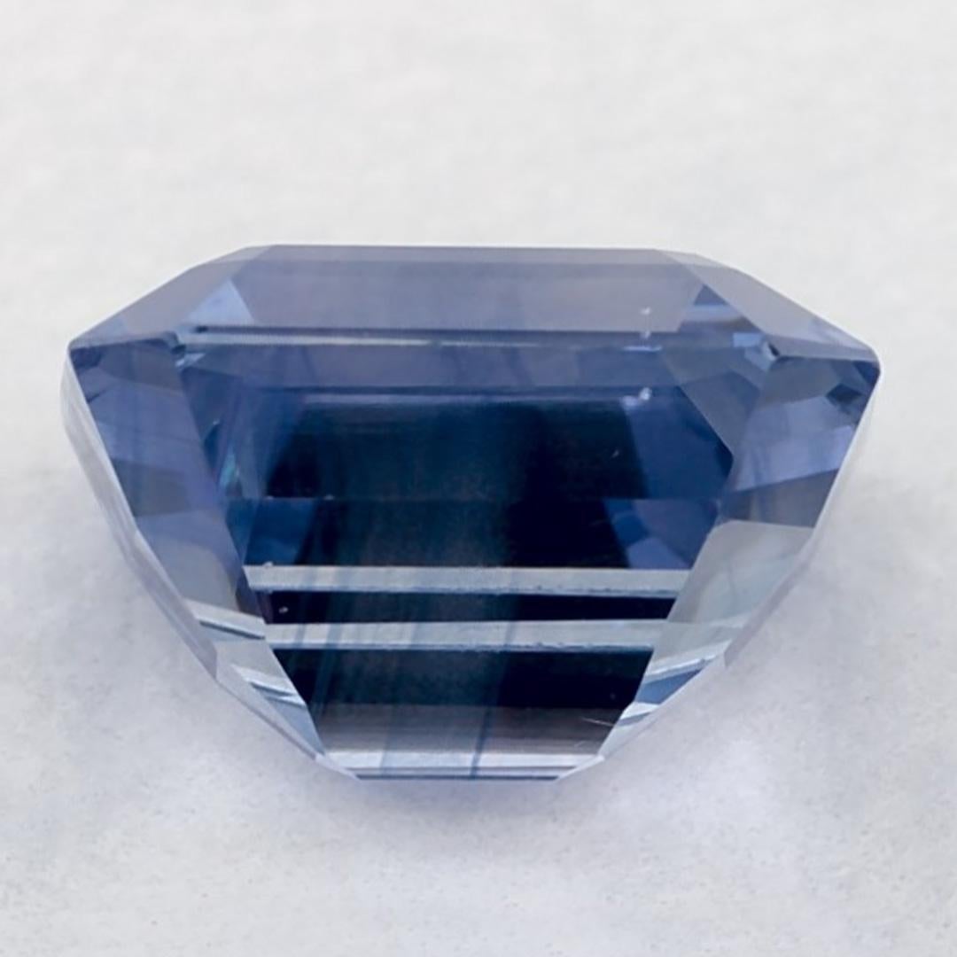 Pierre précieuse taille octogonale saphir bleu 2.82 carat Neuf - En vente à Fort Lee, NJ