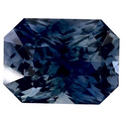 2.82 Ct Blue Sapphire Octagon Cut Loose Gemstone
