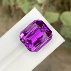 28.20 Karat Natürlicher loser Amethyst Cushion Shape Edelstein