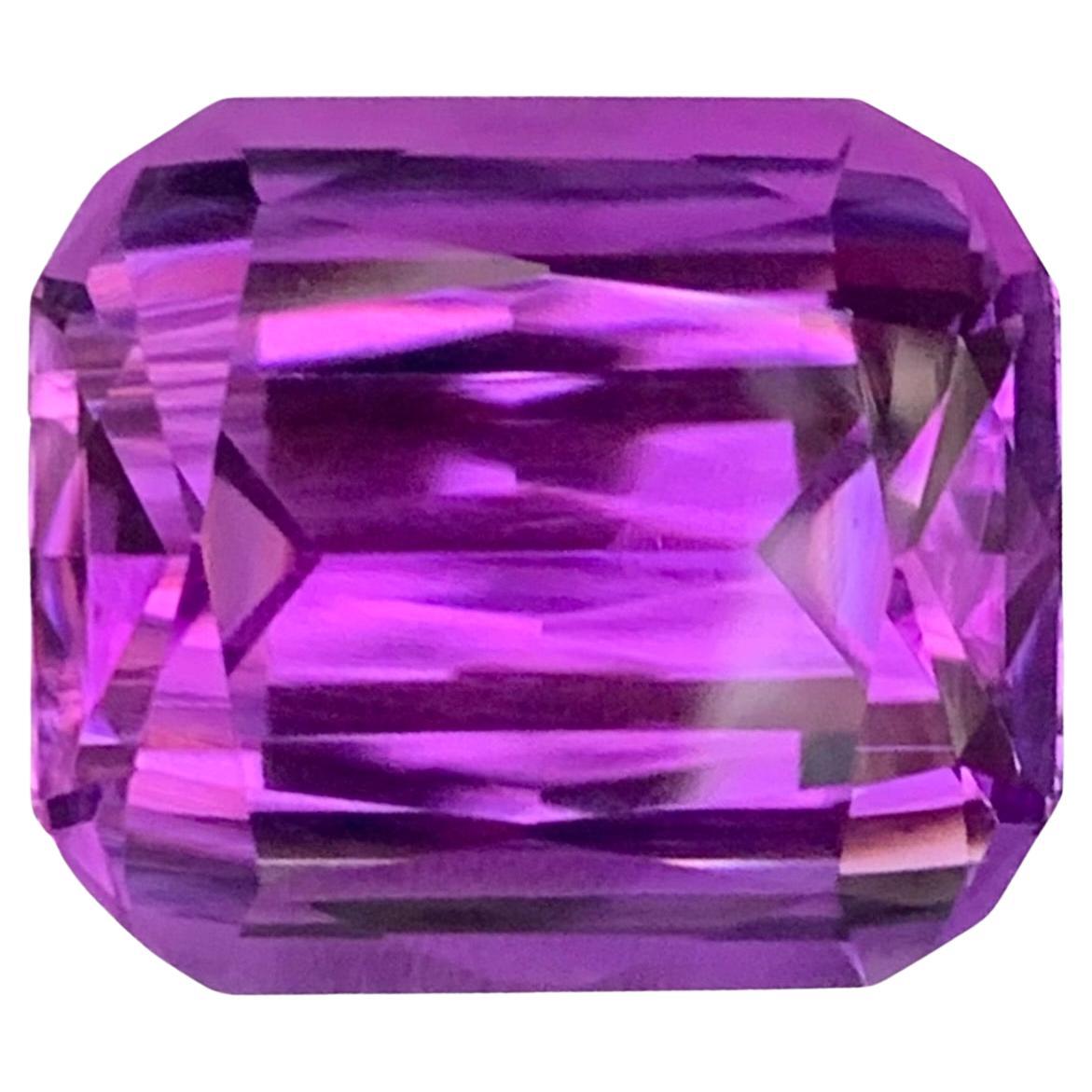 28.20 Carat Natural Loose Amethyst Cushion Shape Gemstone