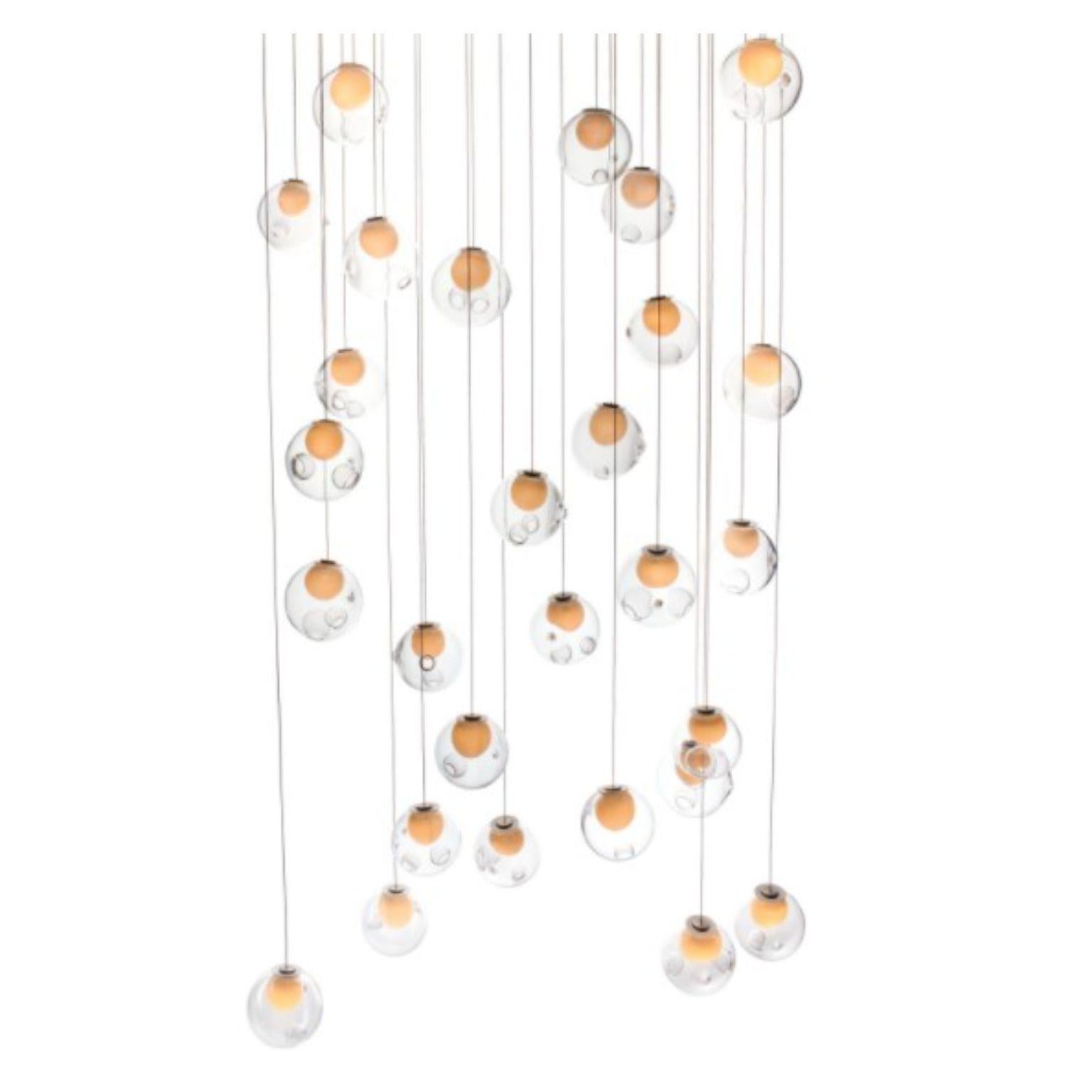28.28 pendant by Bocci
Dimensions: D 75.5 x H 300 cm
Materials: Diameter brushed nickel canopy
Weight: 65 kg
Also available in different dimensions.
All our lamps can be wired according to each country. If sold to the USA it will be wired for