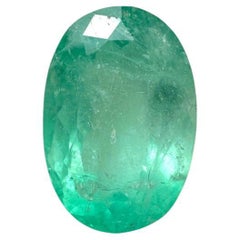 2,83 Carati 11x7mm Smeraldo colombiano verde menta pastello taglio ovale - Pietra di nascita di maggio