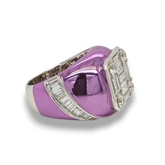 2.83 Carat Diamond White Gold Ring