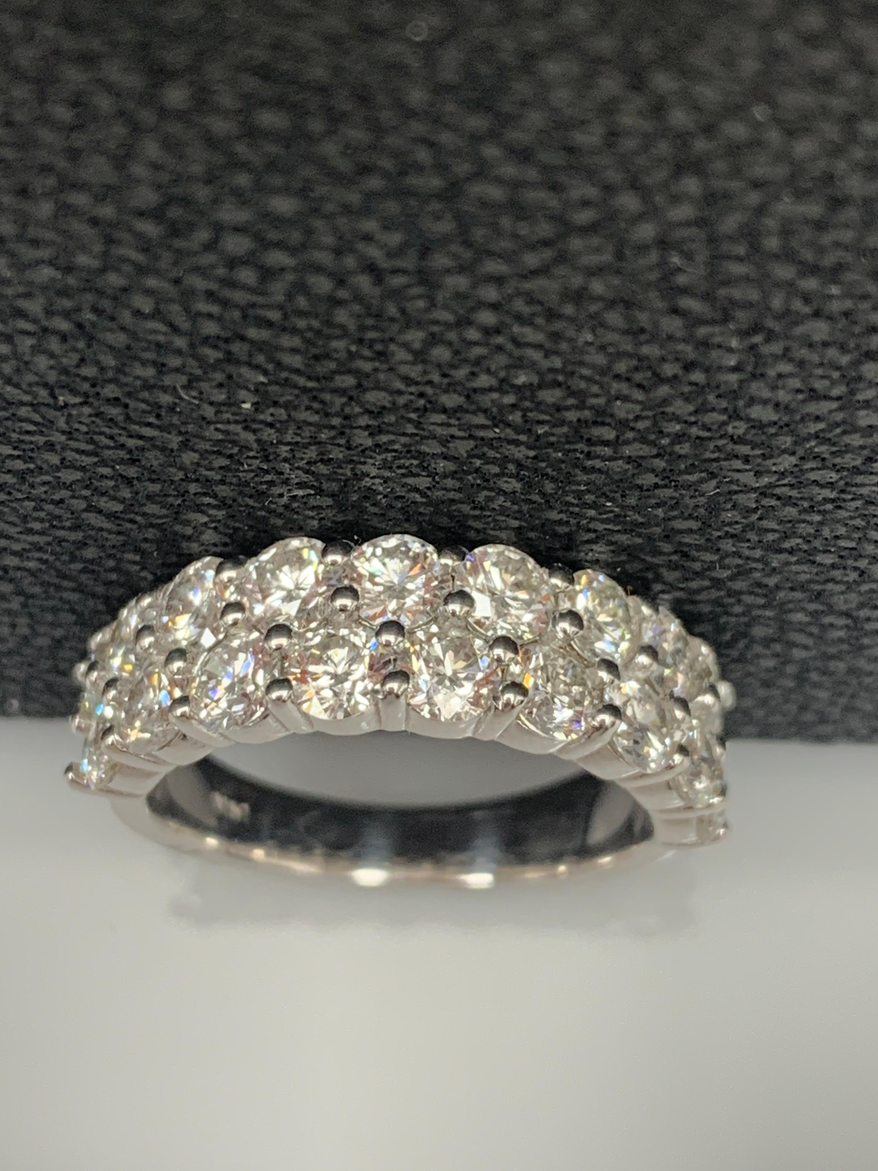 diamond double row band