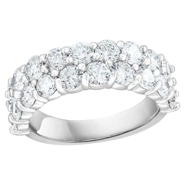 Christopher Designs L'Amour Crisscut 3 Diamond Band 1.73 ctw 18 kt ...