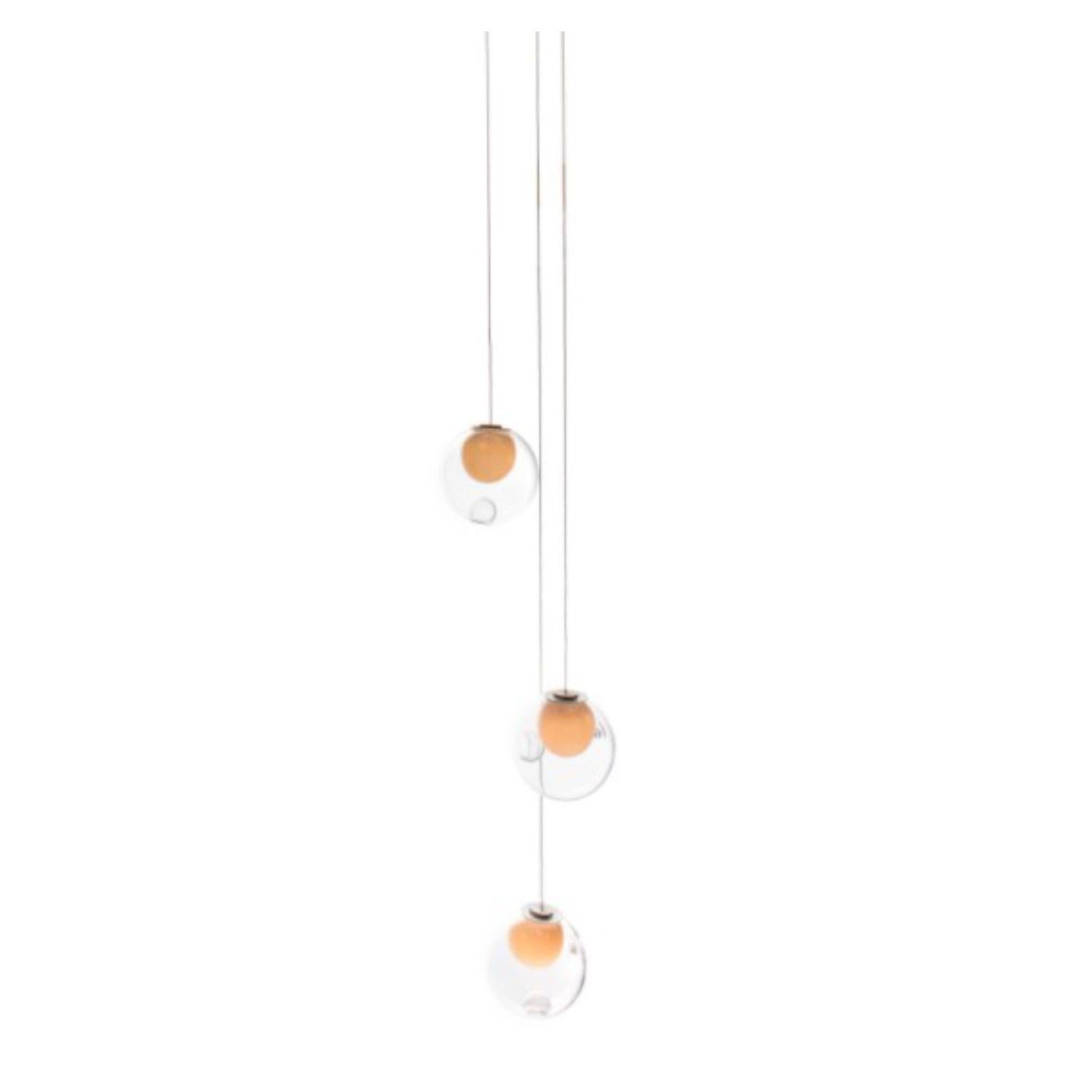 28.1 Pendant by Bocci
Dimensions: D15.2 x H300 cm
Materials: diameter brushed nickel canopy
Weight: 3.5 kg
Also available in different dimensions.

All our lamps can be wired according to each country. If sold to the USA it will be wired for