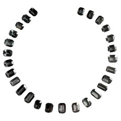 28,32 Karat birmanischer Grauspinell Top Qualität Oktagon Schliff Stein Layout Edelstein