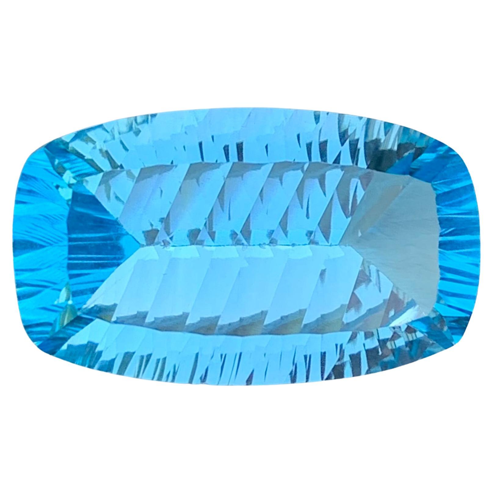 28.35 Carat Sky Blue Topaz pierres à facettes pour collier