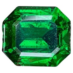 2.84 quilates granate verde tsavorita talla esmeralda gema natural de Kenia