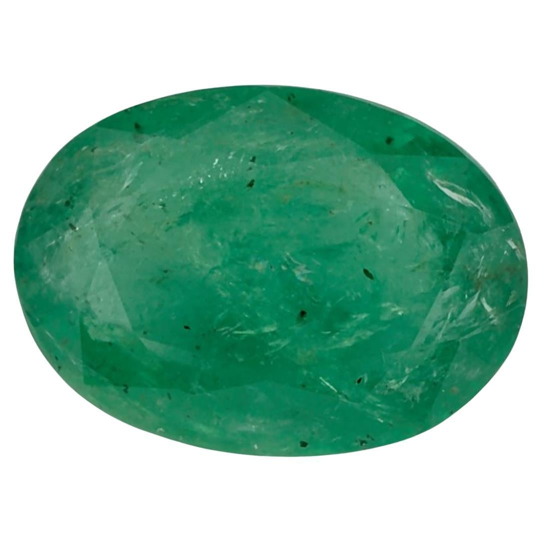 2.84 Ct Emerald Oval Loose Gemstone