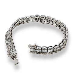 2.84 Diamond White Gold Bracelet